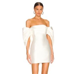 Solace London Elina Ivory Mini Dress Size 8